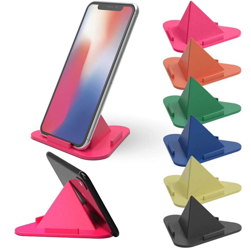 Universal Portable Three-Sided Pyramid Shape Mobile Holder Stand - Gadgetspiremart