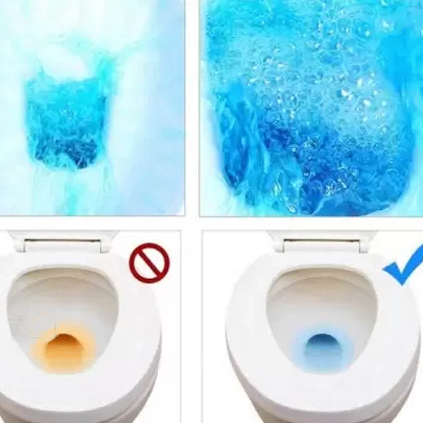Toilet Cleaner Flush Tab Ocean Blue 100 Gram - Gadgetspiremart