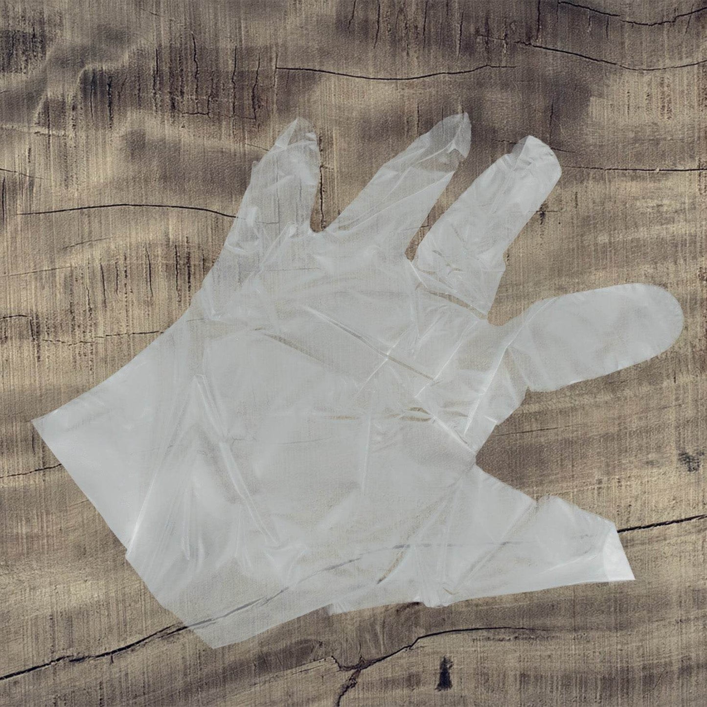 Large Disposable Gloves (100 Pcs): Clear Plastic, Multipurpose - Gadgetspiremart