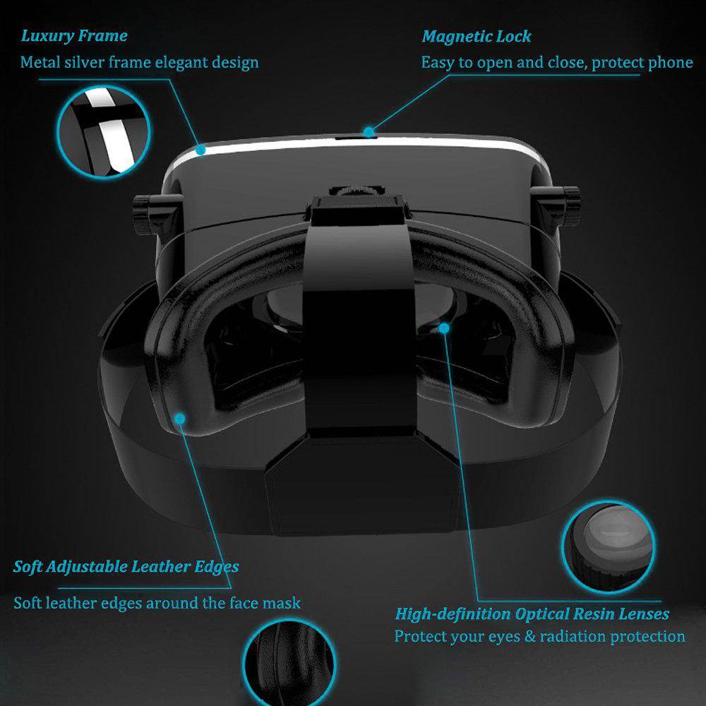VR Pro Virtual Reality 3D Glasses Headset - Gadgetspiremart