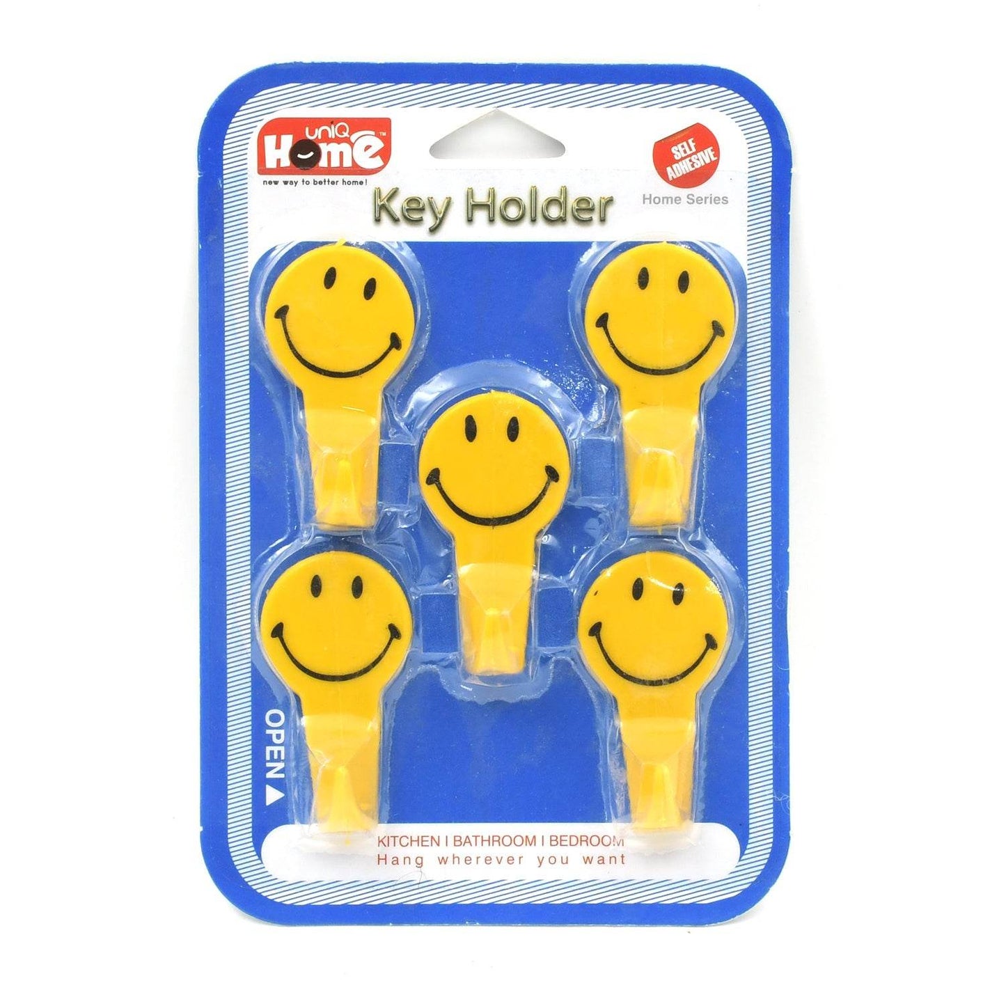 5 PC Adhesive Hook for Holding Stuff, Key and Other Items - Gadgetspiremart
