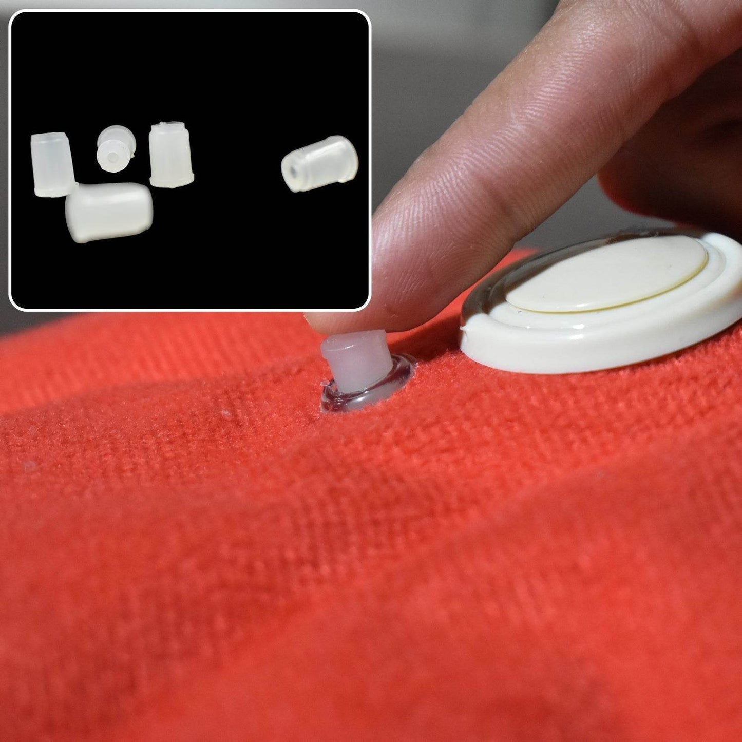 5 Pc Hot Water Bag in Water Stopper used as a stopper while injecting nails on walls etc. - Gadgetspiremart