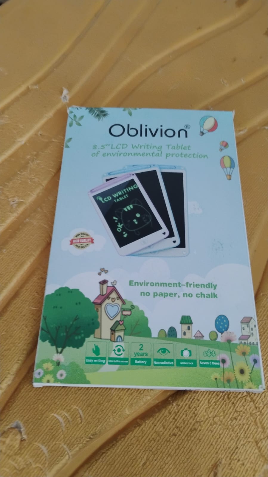 Oblivion LCD Portable Writing Pad / Tablet for Kids - 8.5 Inch
