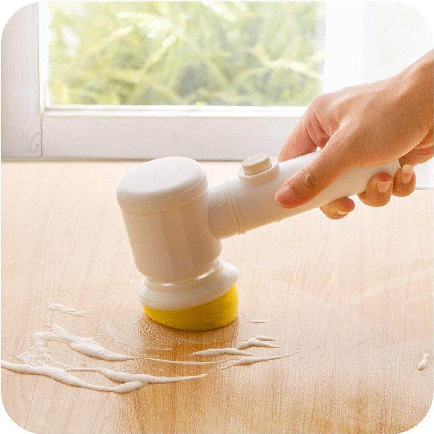 5in1 Home Kitchen Electric Cleaning Brush, Electric Spin Scrubber - Gadgetspiremart