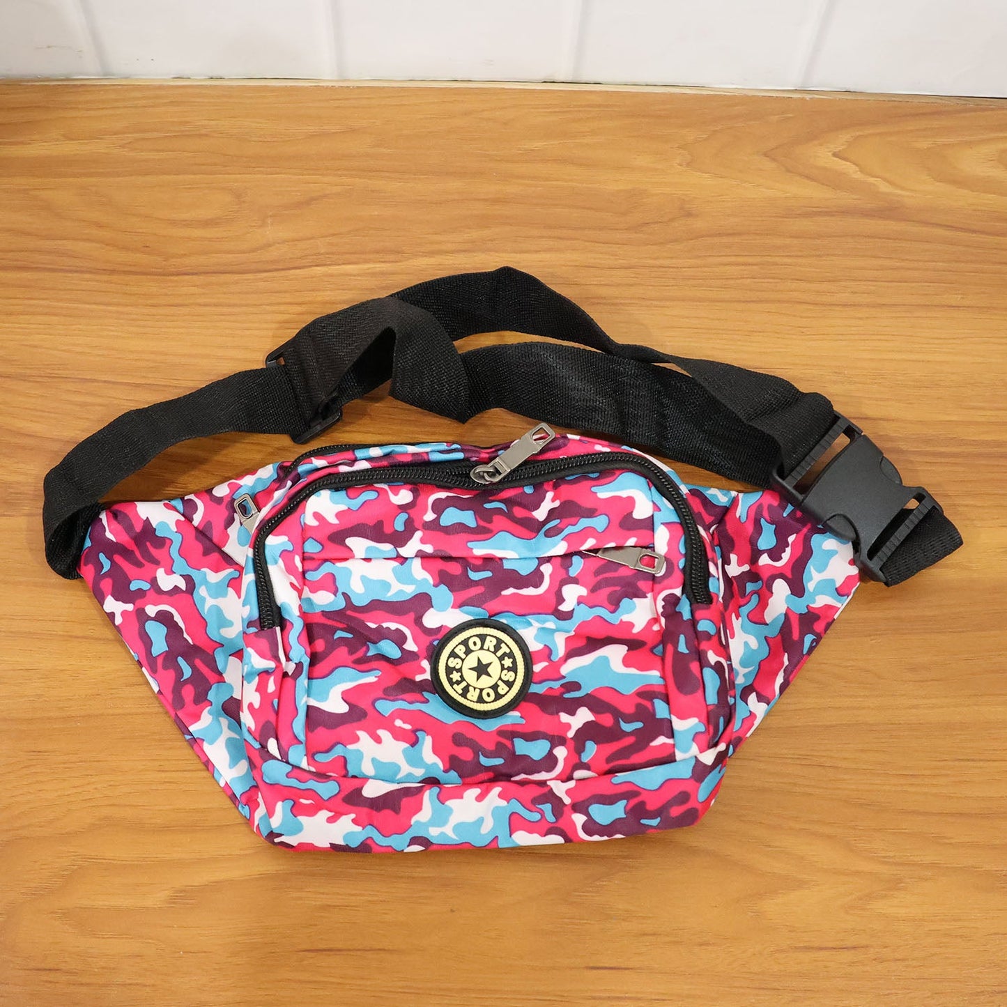 Stylish Multi-Purpose Waist Bag & Cross-body Sling Pouch (1 Pc)