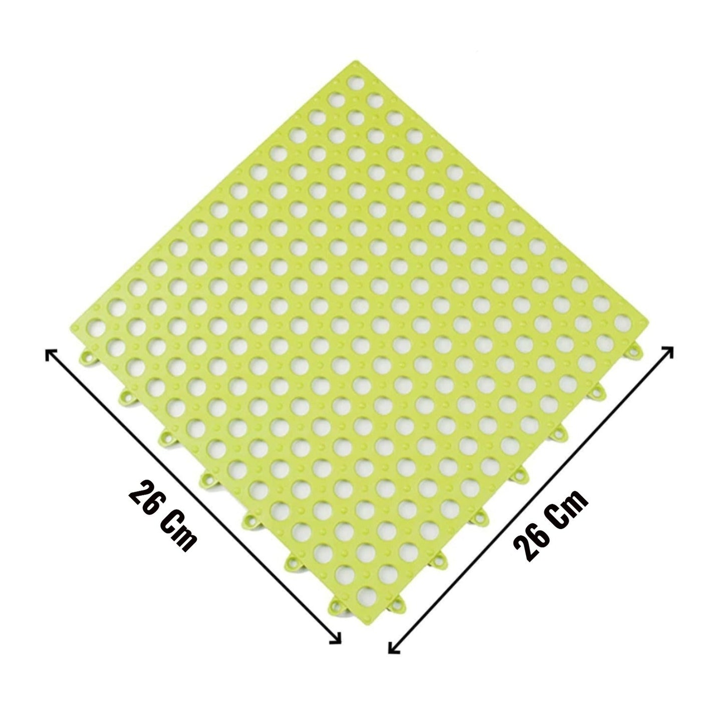 New Anti Slip Bath Mat for Bathing & Toilet - Non-Slip Safety Surface to Prevent Falls (Pack of 6)
