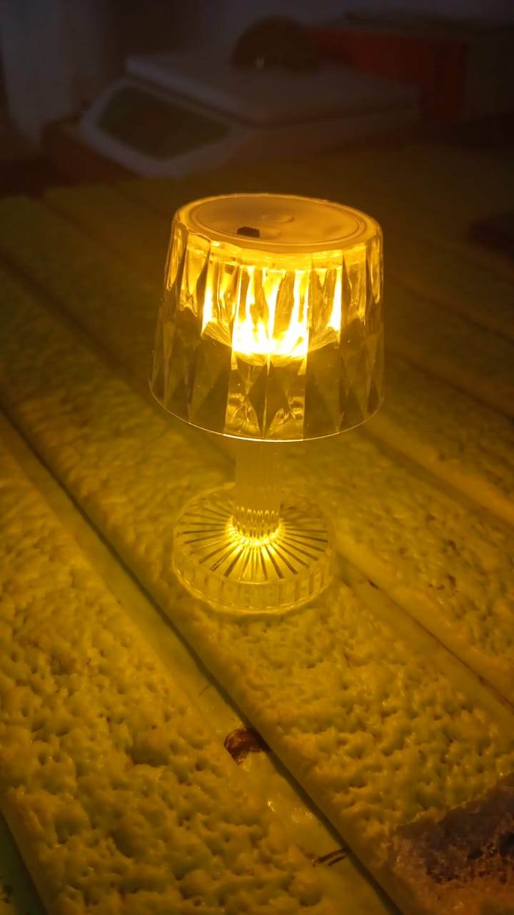 LED Candle lamp, Table Lamp Portable Plastic Lamps, Diwali (1 Pc / Small) - Gadgetspiremart