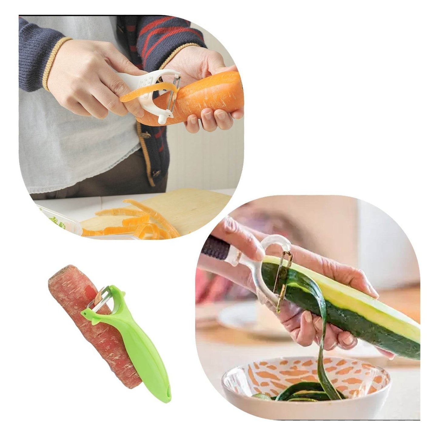 Kitchen Stainless Steel Vegetable and Fruit Peeler - Gadgetspiremart