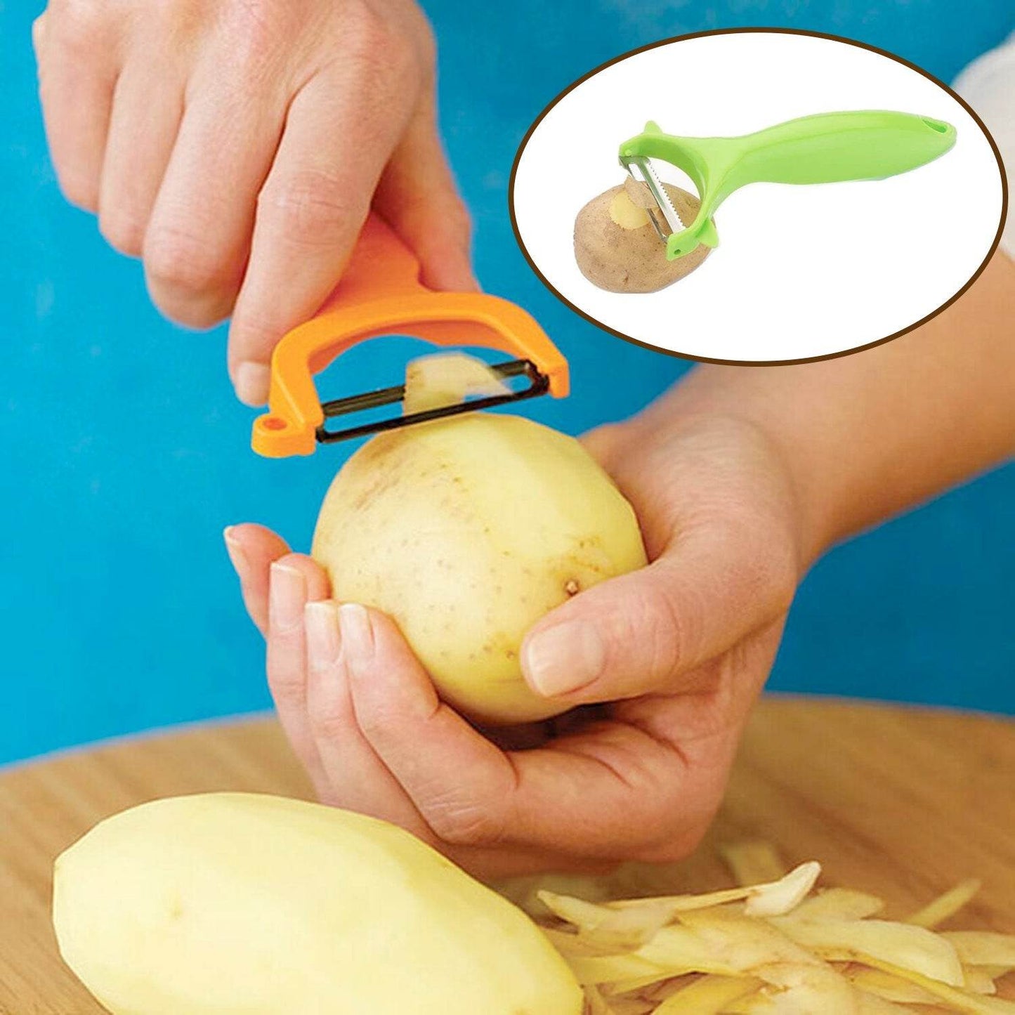 Kitchen Stainless Steel Vegetable and Fruit Peeler - Gadgetspiremart