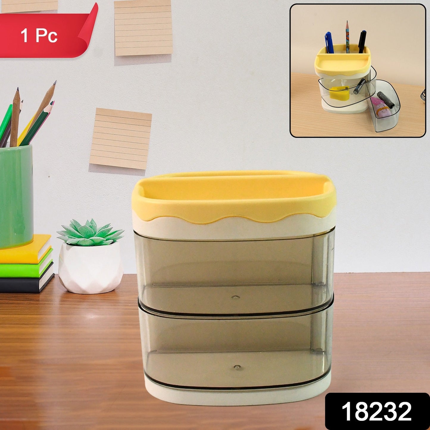 Multi-Layer Rotating Makeup Storage Rack