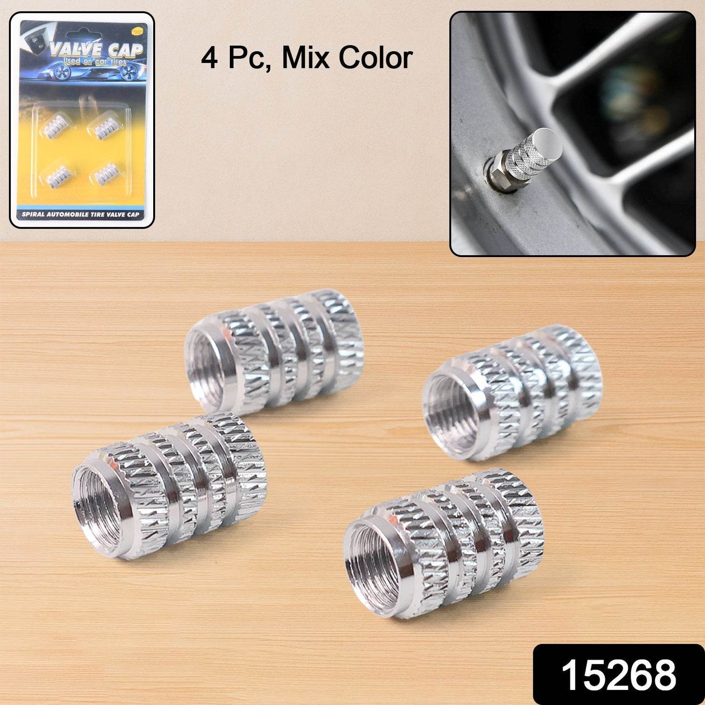 Tire Valve Stem Caps Fit for Genesis Cars. Air Valve Caps Suit for Most Car Truck SUV Wheel Accessories 4pcs Silver. - Gadgetspiremart