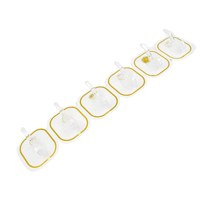 Transparent Adhesive Wall Hook(6 Pcs Set)