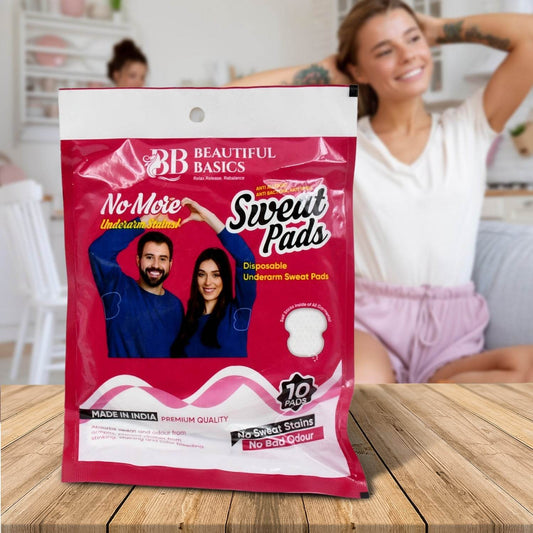 Underarms Sweat Pads Disposable Highly Absorbent Pads (Pack of 10) - Gadgetspiremart