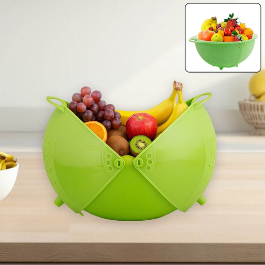 Apex Smart Basket 3in1 Multiuse Fruit And Vegetable Bowl (1 Pc / Mix Color) - Gadgetspiremart
