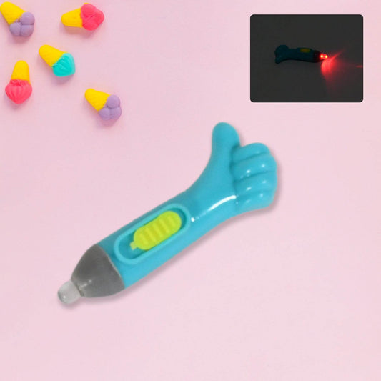 Thumb shaped light, lightning keychain, lightning toy, thumb shape LED light - Gadgetspiremart
