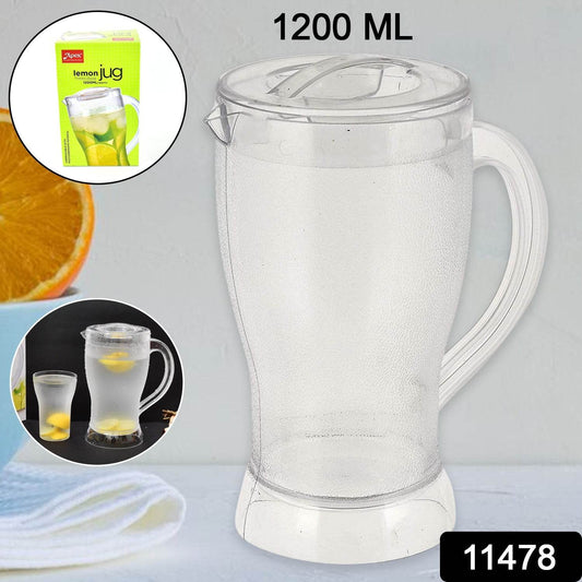 Apex Unbreakable Lemon Jug – 1200 ML (Approx / 1 Pc) - Gadgetspiremart