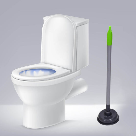 Toilet Plunger - for Clogs in Toilet Bowls and Sinks in Homes, Commercial and Industrial Buildings. - Gadgetspiremart