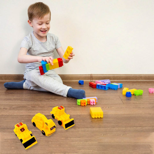 Vehicle Car Engineering Automobile Construction Car Toys Set for Children (6 Pcs Set)