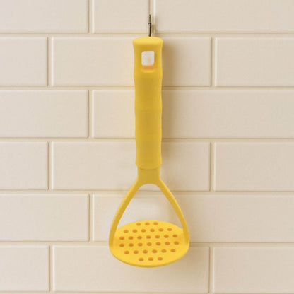 Kitchen Food Masher | Heavy Duty Masher for Fruits, Veggies & Potatoes | Soft Grip Handle (1 Pc) - Gadgetspiremart