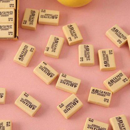 4B Erasers 30 Pack Erasers Yellow Erasers for Kids - Gadgetspiremart