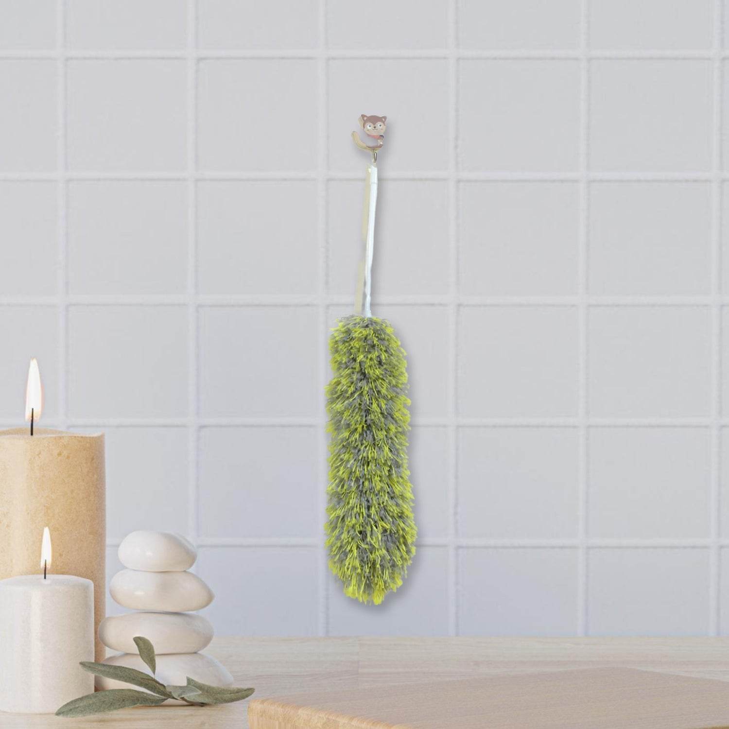 Long Handle Microfiber Duster – Extendable & Washable Cleaning Tool for Home, Car & Office (62cm) - Gadgetspiremart