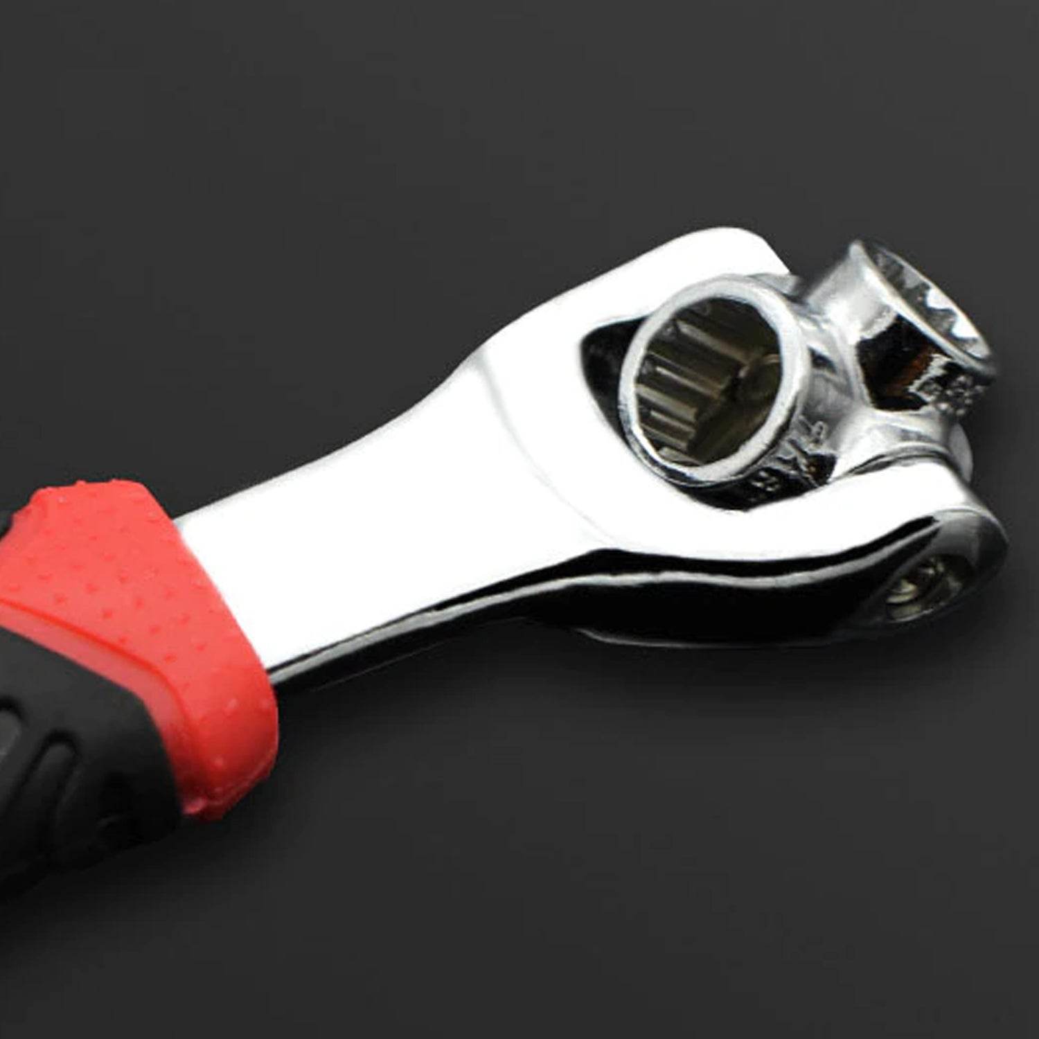 48 in 1 wrench Swivel Head Multi Tool Spanner Tools Socket Works with Spline Bolts Multi function Universal Furniture Car Repair - Gadgetspiremart