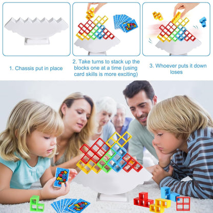 3D Tower Game, Tower Balance Game(16 Pcs Set)