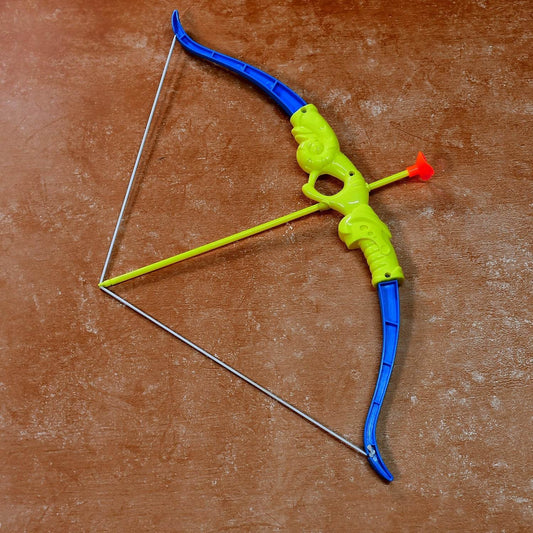 Plastic Archery Bow and Arrow Toy Set with single knife and 3pc Arrow and Target Board, - Gadgetspiremart