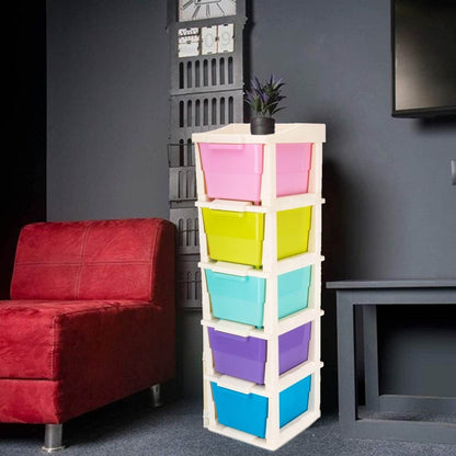 5 Layer Multi-Purpose Modular Drawer Storage System - Gadgetspiremart