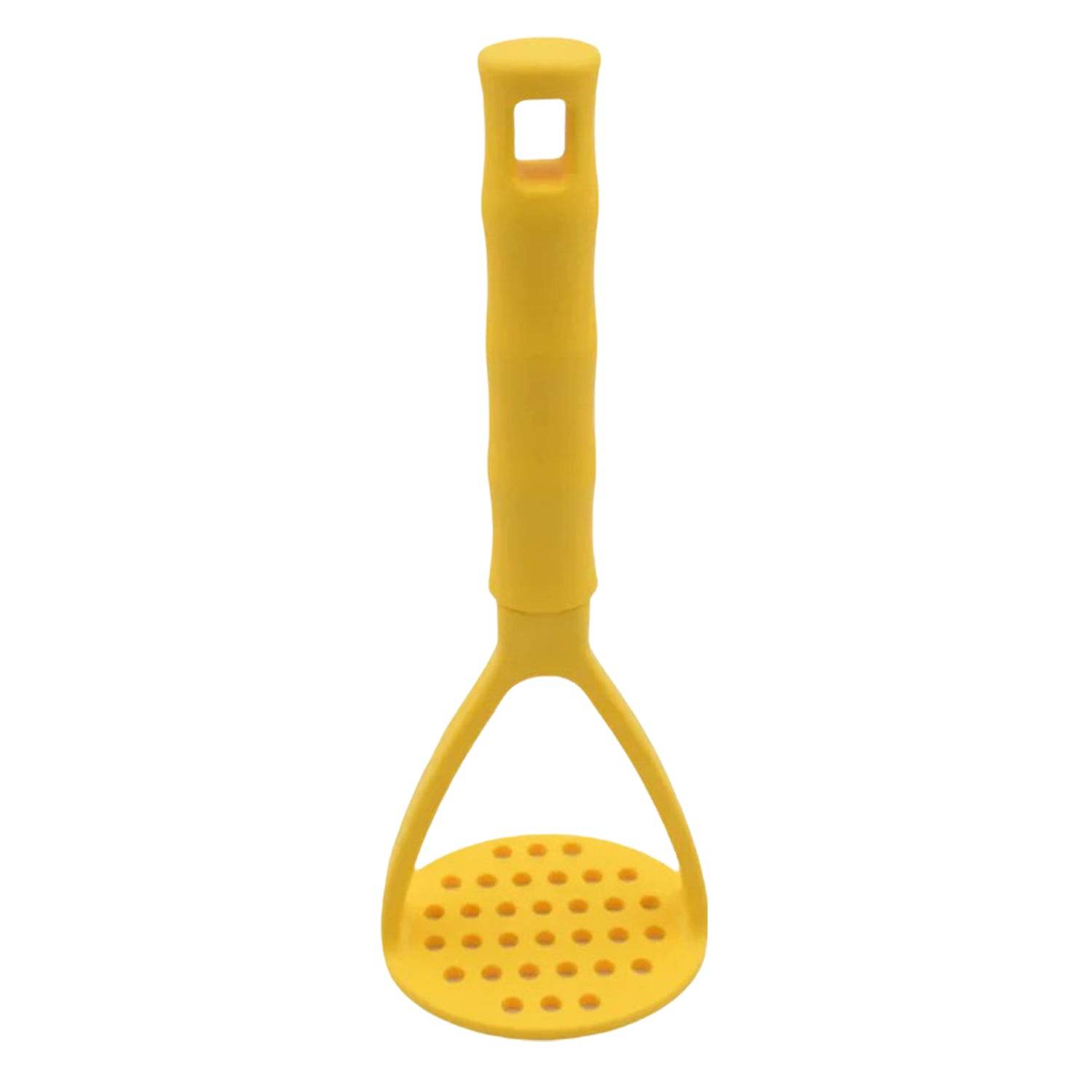 Kitchen Food Masher | Heavy Duty Masher for Fruits, Veggies & Potatoes | Soft Grip Handle (1 Pc) - Gadgetspiremart