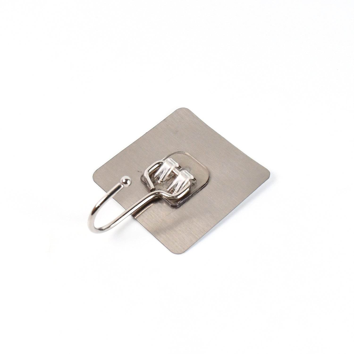 Large Stainless Steel Self Adhesive Wall Hooks (1 Pc) - Gadgetspiremart