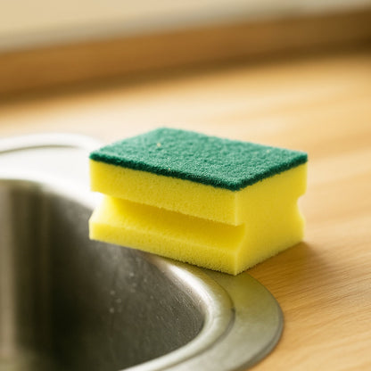 Scrub Sponge 2 in 1 PAD for Kitchen, Sink, Bathroom Cleaning Scrubber (3 Pc)