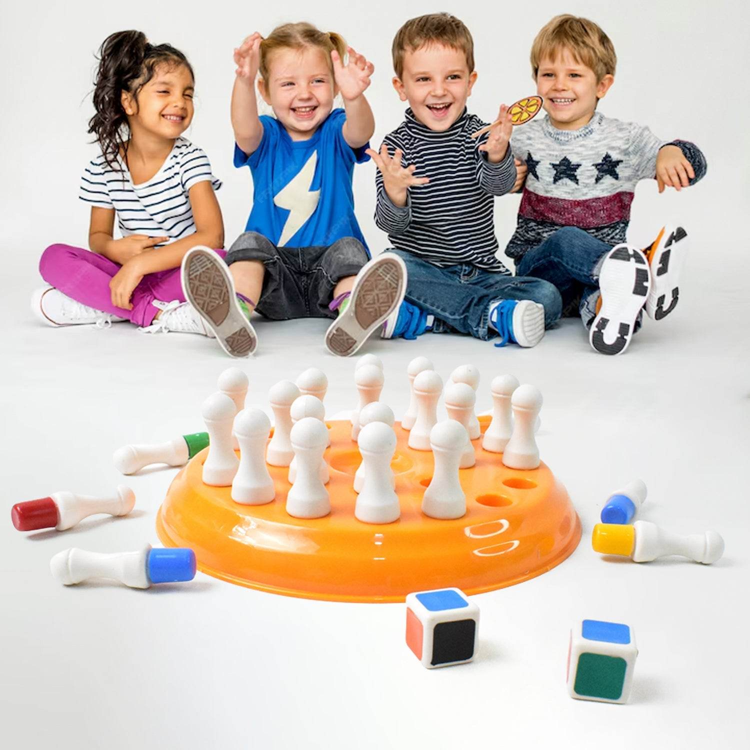 Plastic Brain Teaser Memory Chess Game (1 Set) - Gadgetspiremart