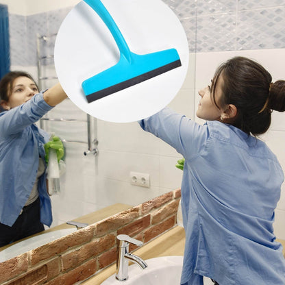 Kitchen Platform and Glass Wiper No-Dust Broom, Long Handle, Easy Floor Cleaning. - Gadgetspiremart