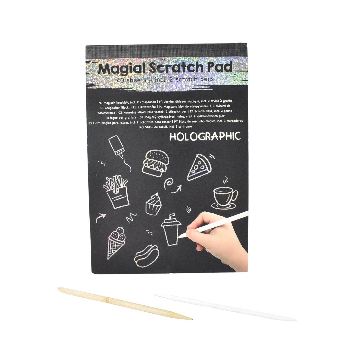 Magical Scratch Art Book For Gifts Girls & Boys (40 Sheet) - Gadgetspiremart