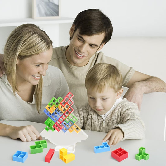 3D Tower Game, Tower Balance Game(16 Pcs Set)