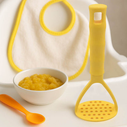 Kitchen Food Masher | Heavy Duty Masher for Fruits, Veggies & Potatoes | Soft Grip Handle (1 Pc) - Gadgetspiremart