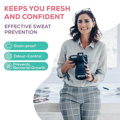 Underarms Sweat Pads Disposable Highly Absorbent Pads (Pack of 10) - Gadgetspiremart