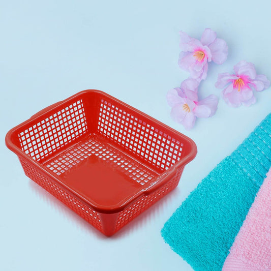 Plastic Kitchen Medium Size Vegetables and Fruits Washing Basket Dish Rack Multipurpose Organizers - Gadgetspiremart