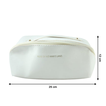 Travel Makeup & Toiletry Organizer Pouch with Zipper & Handle (1 Pc / Mix Color)