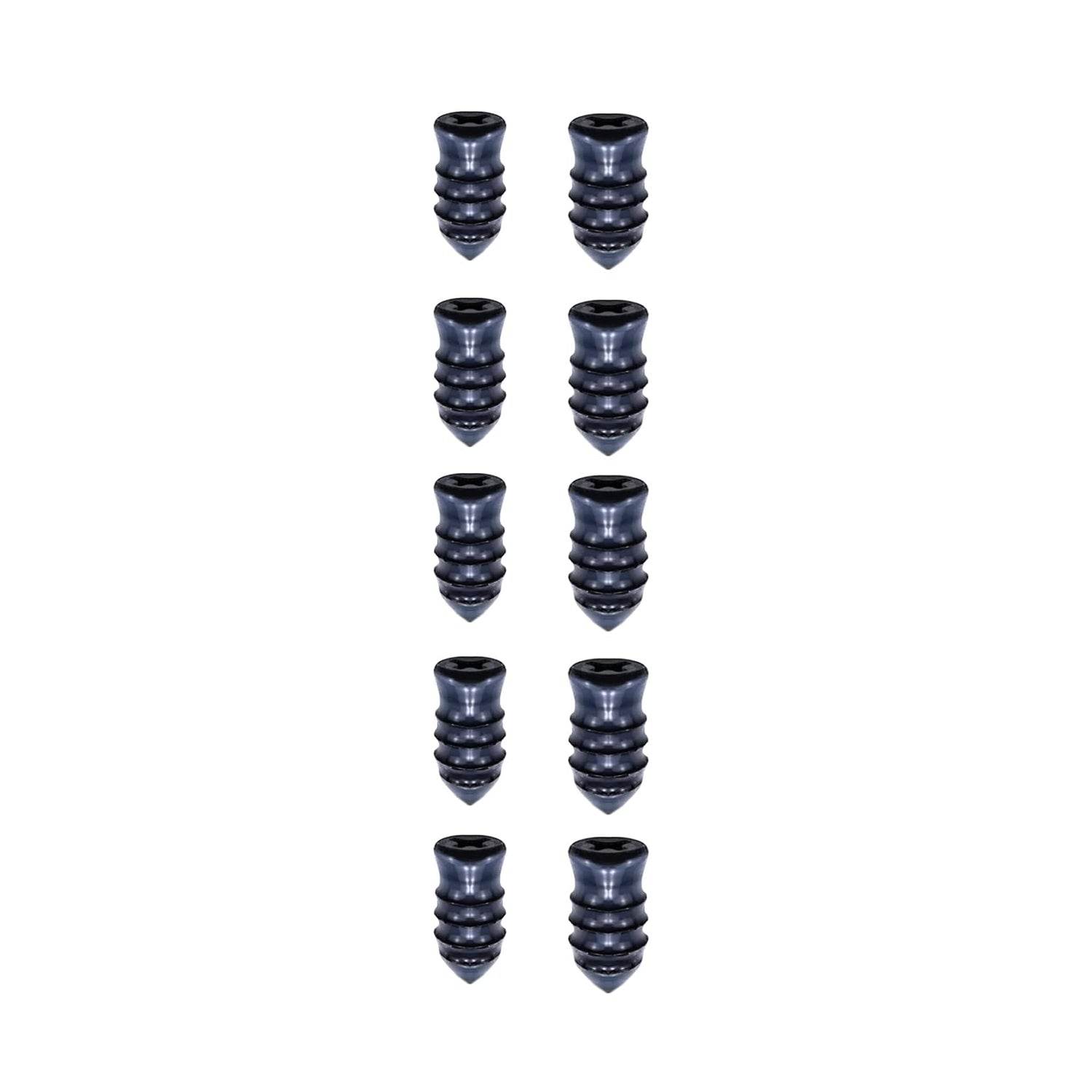 Tire Repair Rubber Nail Car Tire Repair Nails Tire Repair Rubber Screws, Black (10 Pcs Set) - Gadgetspiremart