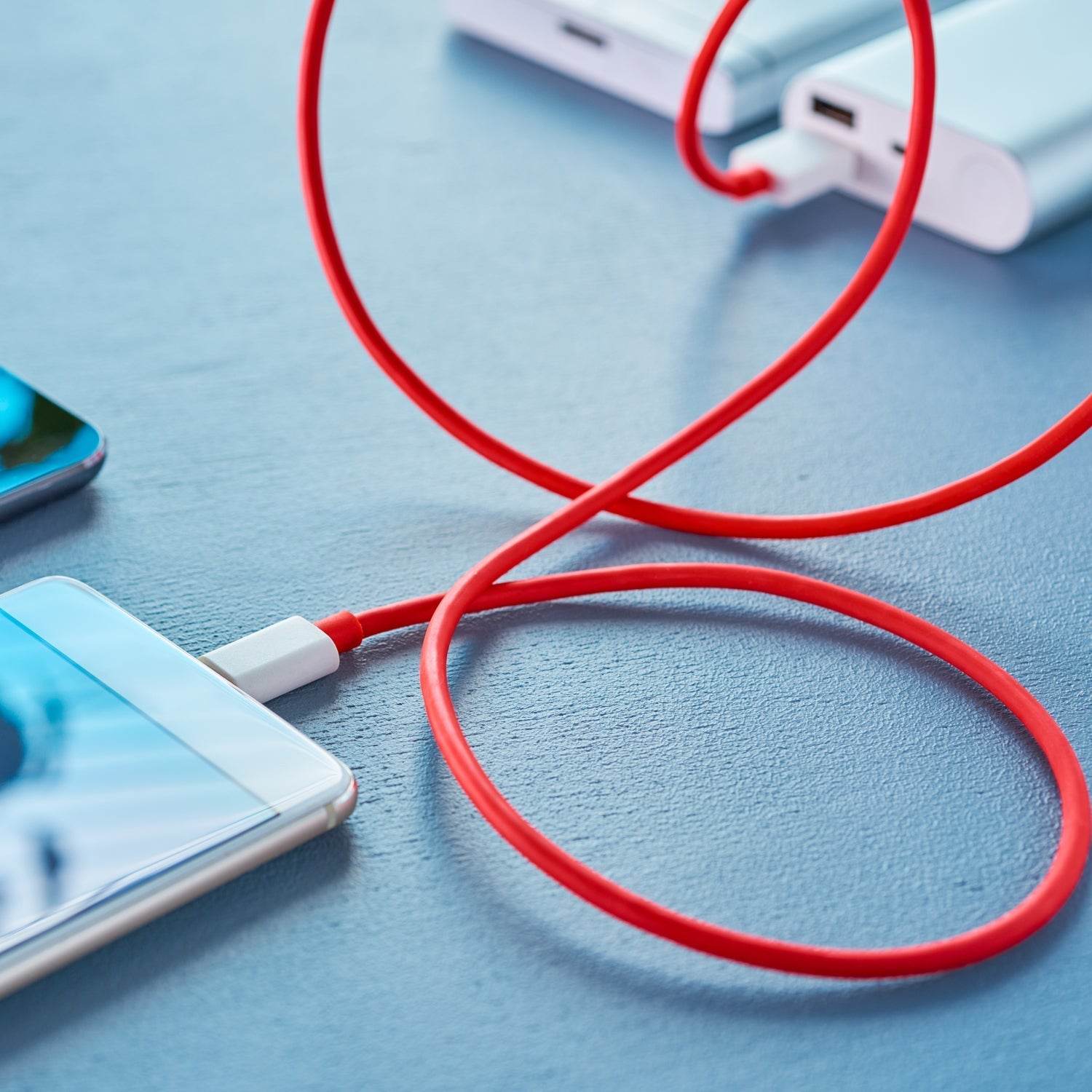 Unique Type C Dash Charging USB Cable for Fast Charging & Data Transfer (Red, 1 Meter) - Gadgetspiremart