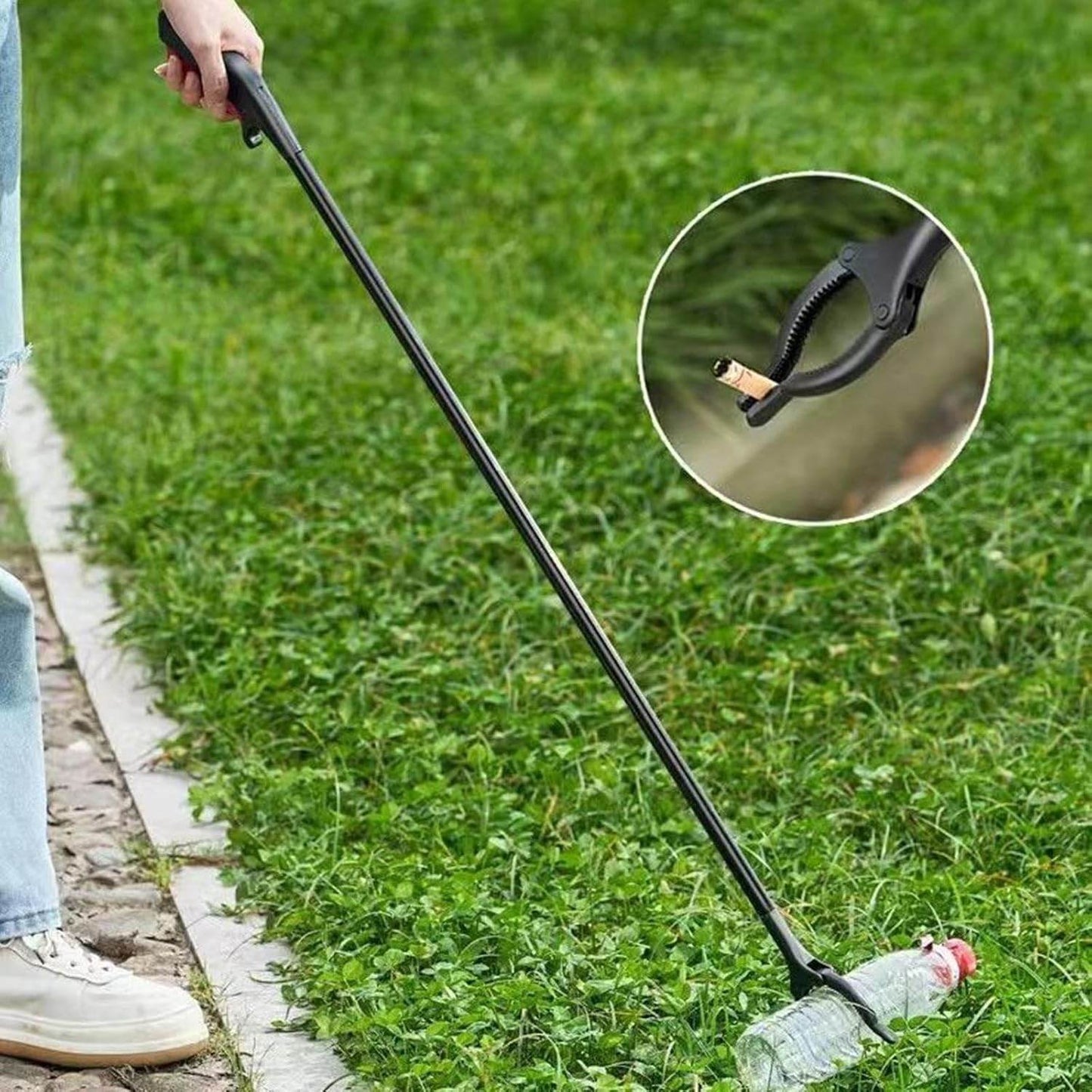 Tool Pick Up Stick for Elderly, Robust Gripping Tool for Outdoor Cleaning (1 pc / Big) - Gadgetspiremart