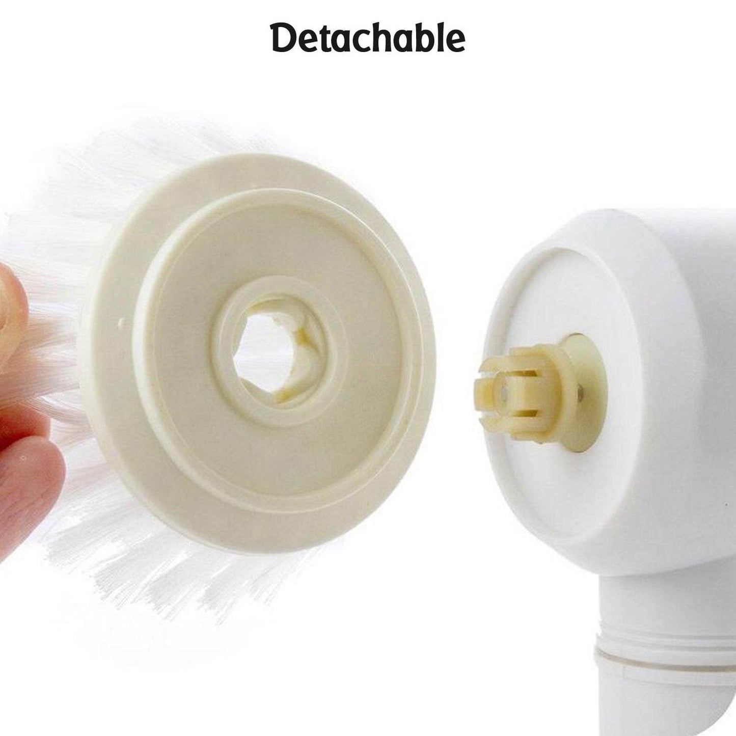 5in1 Home Kitchen Electric Cleaning Brush, Electric Spin Scrubber - Gadgetspiremart