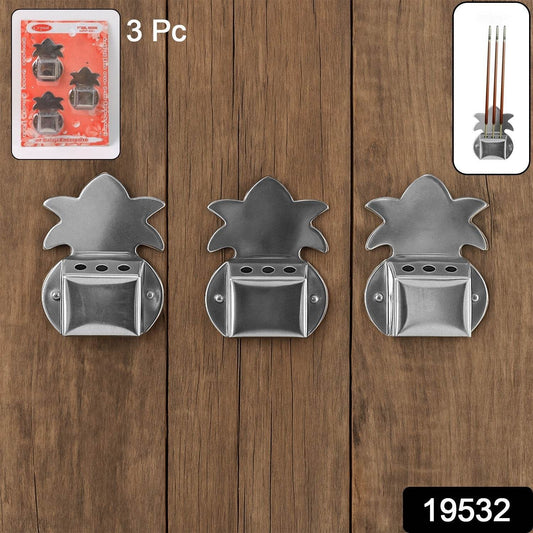 Wall-Mount Metal Incense Stick Holders (3 Pc) - Gadgetspiremart