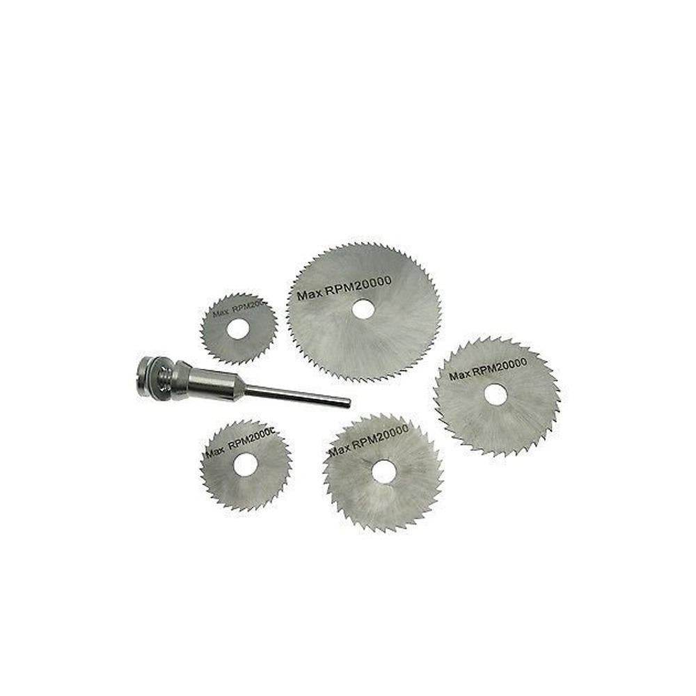 6pcs Metal HSS Circular Saw Blade Set Cutting Discs for Rotary Tool - Gadgetspiremart
