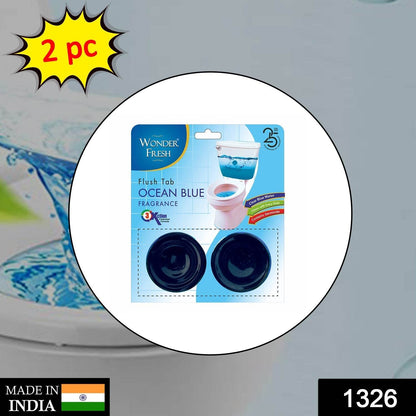 Toilet Cleaner Flush Tab Ocean Blue 100 Gram - Gadgetspiremart