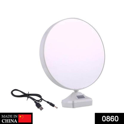 Plastic 2 in 1 Mirror Come Photo Frame with Led Light - Gadgetspiremart