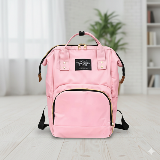 Multipurpose Large Capacity Mom's Backpack Diaper Bag (1 Pc)