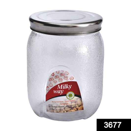 Plastic Mason Jar with Airtight lids (2000 ml) - Gadgetspiremart